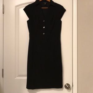 WHBM Beautiful detailed black dress